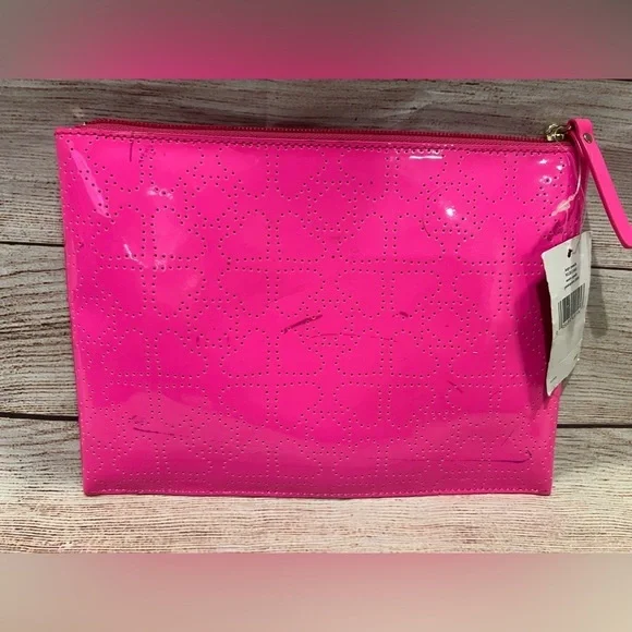 NWT!! $78 Kate Spade Metro Spade Large Pouch/Wallet/Cosmetic/Clutch!- Pink - Picture 2 of 5